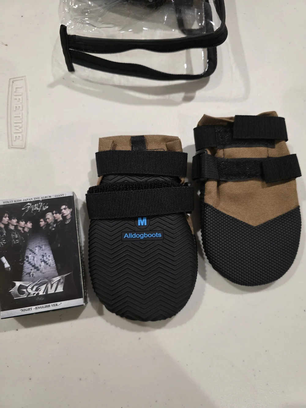 Brown & Black Dog Boots - Brand: Alldogboots